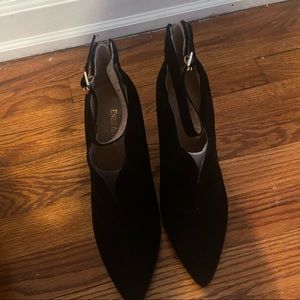 New Black Enzo Angiolini pointy toe booties. Size 9.5. 4” heel